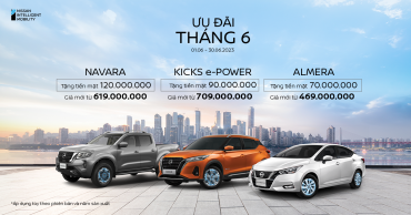ƯU ĐÃI THÁNG 6 - CÙNG NISSAN ĐÓN HÈ SÔI ĐỘNG